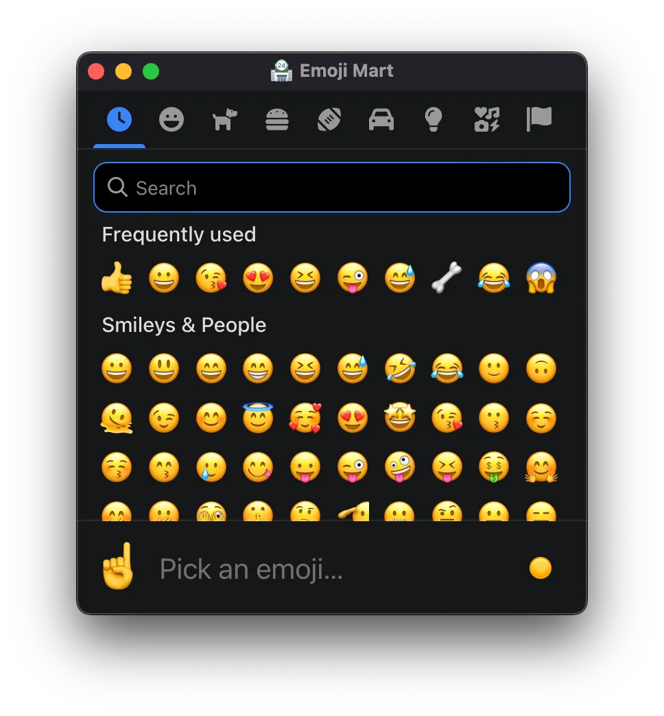 Screenshot of tauri-emoji-mart-app